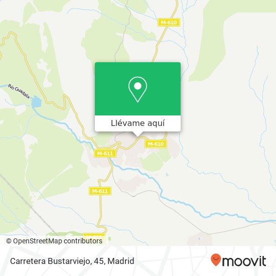 Mapa Carretera Bustarviejo, 45