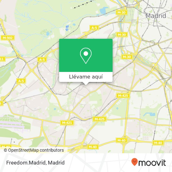 Mapa Freedom.Madrid