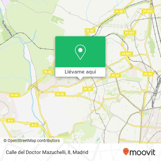 Mapa Calle del Doctor Mazuchelli, 8