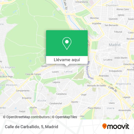 Mapa Calle de Carballido, 5