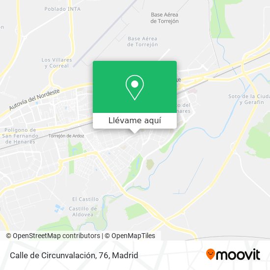 Mapa Calle de Circunvalación, 76