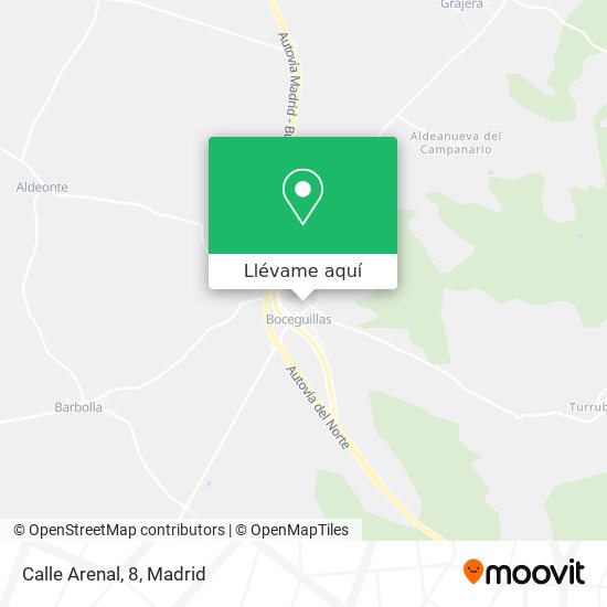 Mapa Calle Arenal, 8
