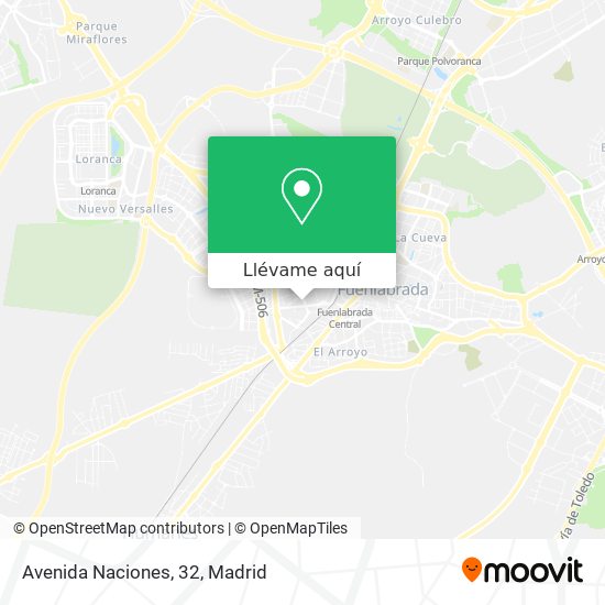 Mapa Avenida Naciones, 32