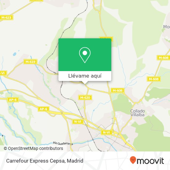 Mapa Carrefour Express Cepsa