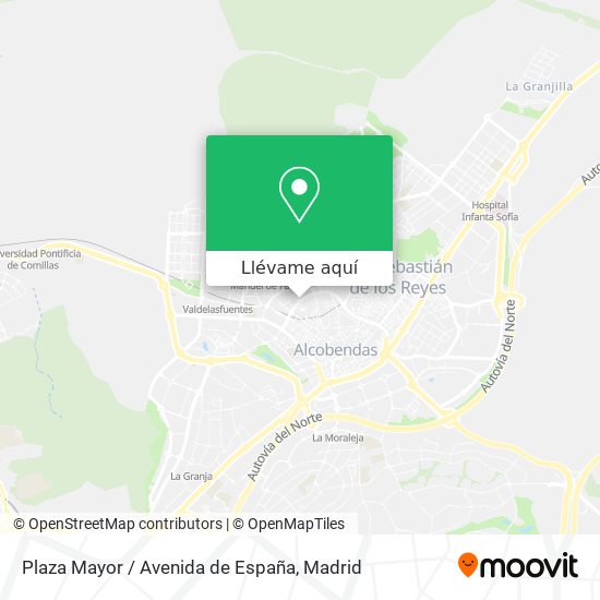 Mapa Plaza Mayor / Avenida de España