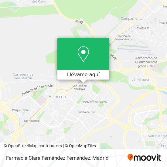 Mapa Farmacia Clara Fernández Fernández