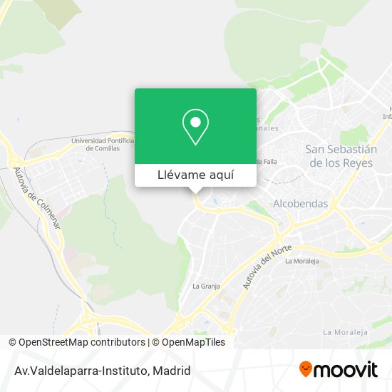 Mapa Av.Valdelaparra-Instituto