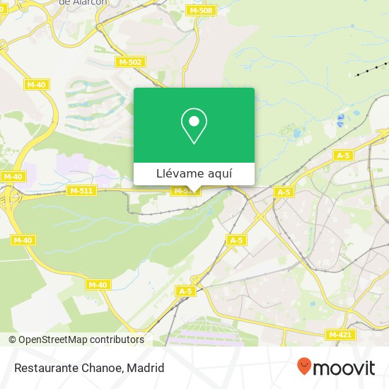 Mapa Restaurante Chanoe