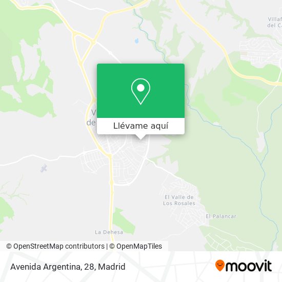 Mapa Avenida Argentina, 28