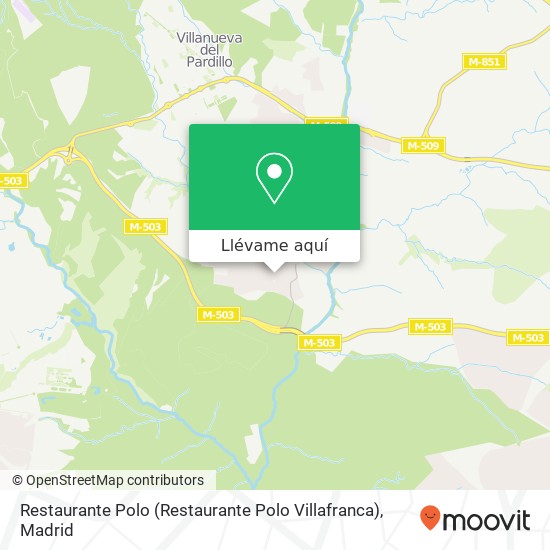 Mapa Restaurante Polo (Restaurante Polo Villafranca)