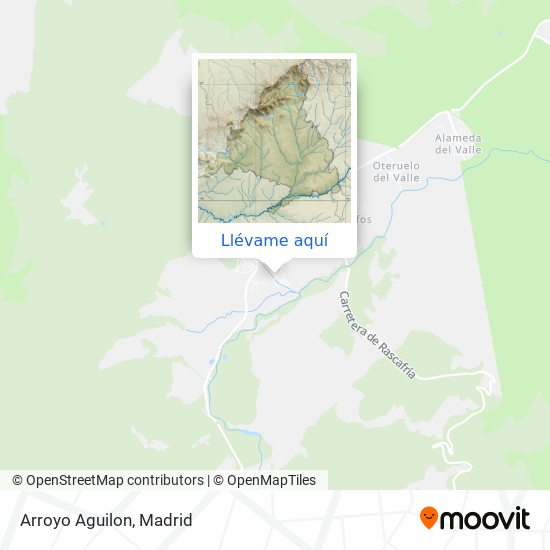 Mapa Arroyo Aguilon