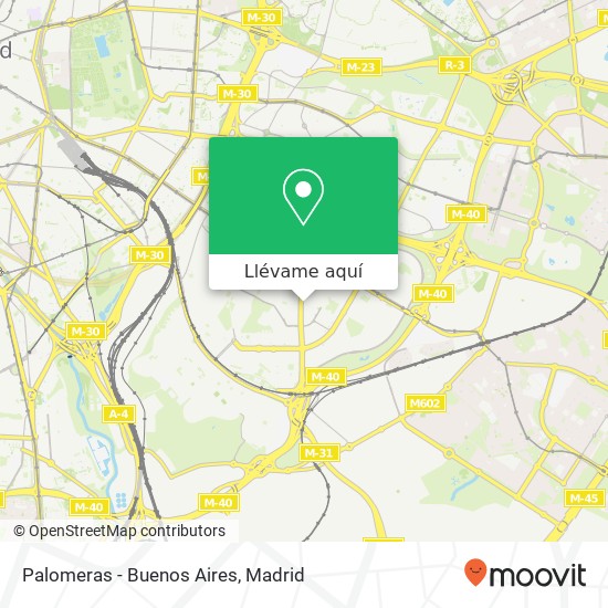 Mapa Palomeras - Buenos Aires