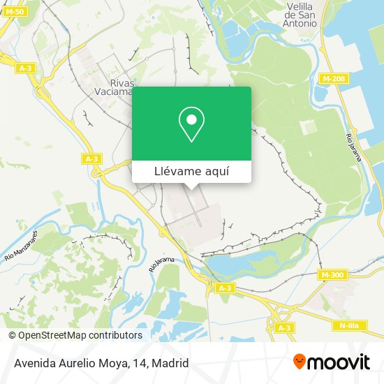 Mapa Avenida Aurelio Moya, 14
