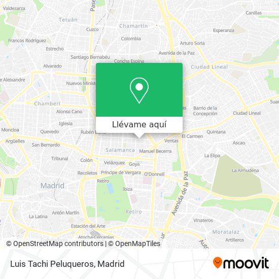 Mapa Luis Tachi Peluqueros