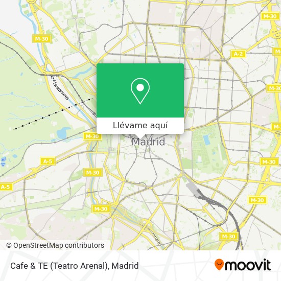Mapa Cafe & TE (Teatro Arenal)