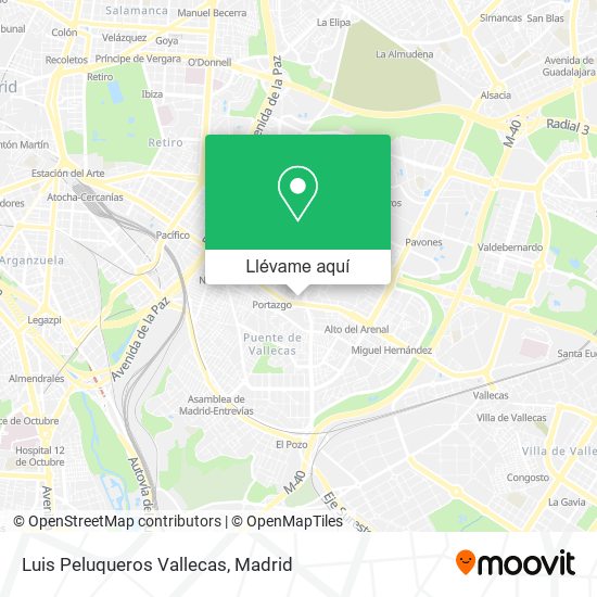 Mapa Luis Peluqueros Vallecas