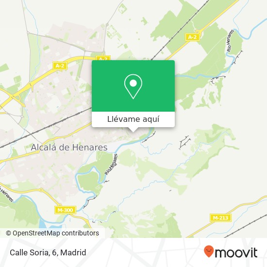 Mapa Calle Soria, 6