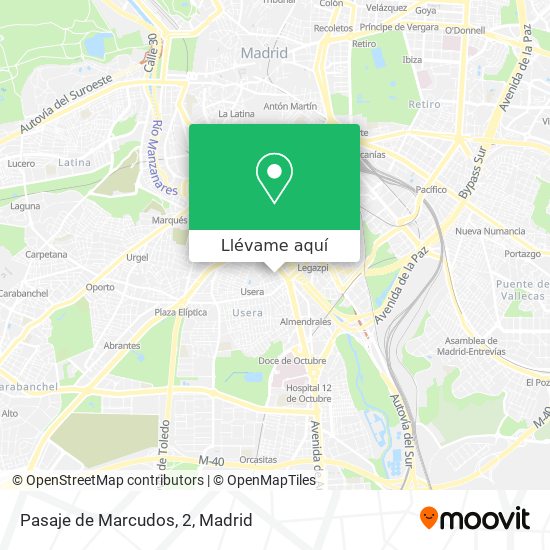 Mapa Pasaje de Marcudos, 2