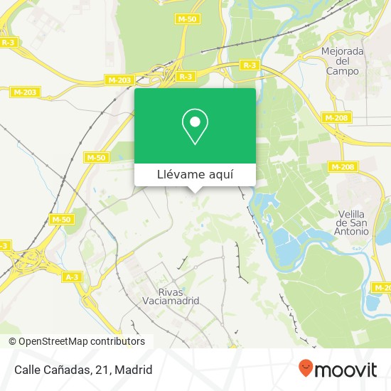 Mapa Calle Cañadas, 21