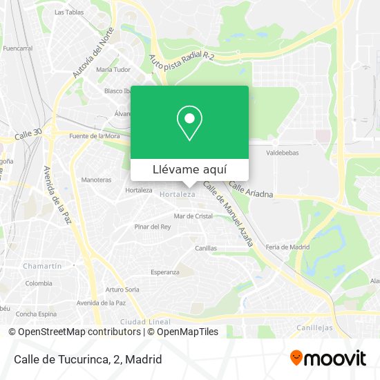 Mapa Calle de Tucurinca, 2