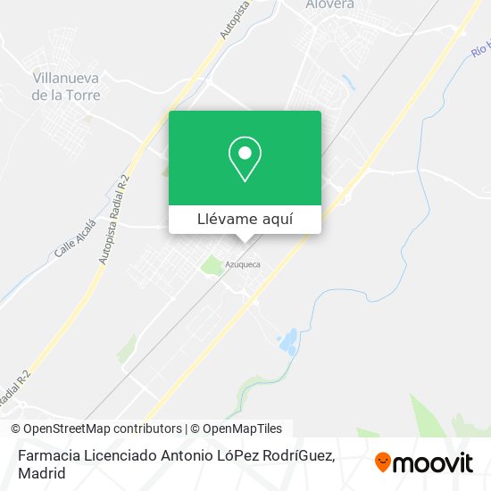 Mapa Farmacia Licenciado Antonio LóPez RodríGuez