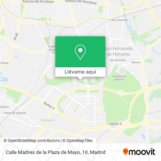 Mapa Calle Madres de la Plaza de Mayo, 10