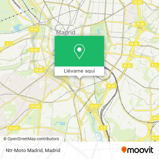 Mapa Ntr-Moto Madrid