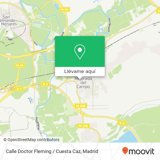 Mapa Calle Doctor Fleming / Cuesta Caz