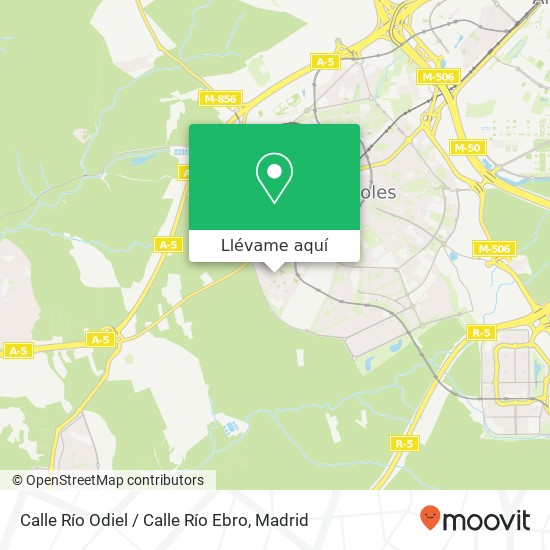 Mapa Calle Río Odiel / Calle Río Ebro
