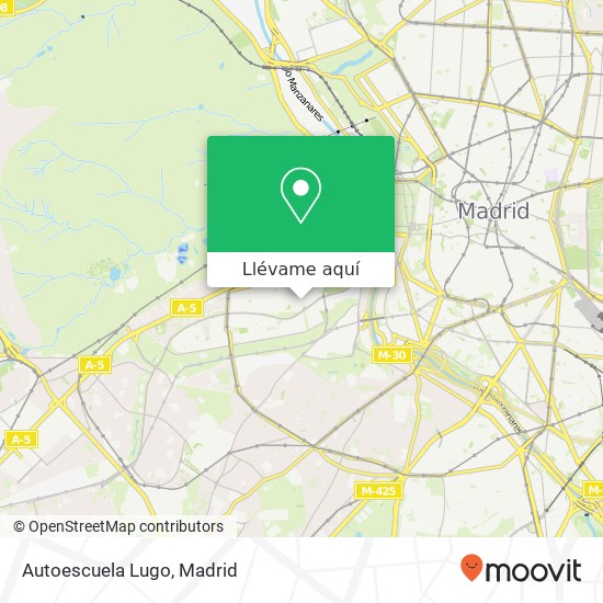 Mapa Autoescuela Lugo