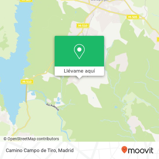 Mapa Camino Campo de Tiro