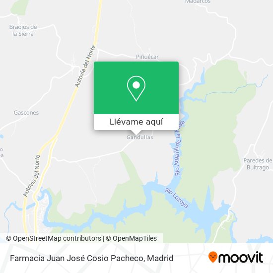 Mapa Farmacia Juan José Cosio Pacheco