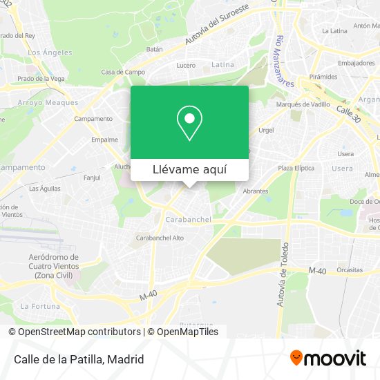 clase Triturado ligero Cómo llegar a Calle de la Patilla en Madrid en Autobús, Metro, Tren o Tren  ligero?