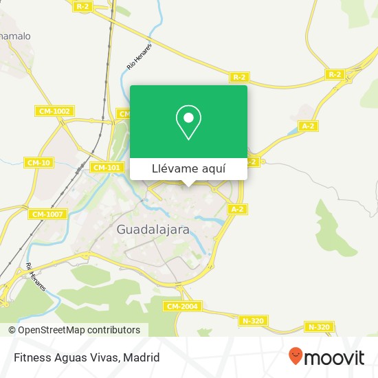 Mapa Fitness Aguas Vivas