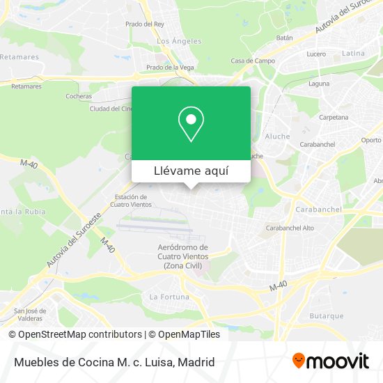 Mapa Muebles de Cocina M. c. Luisa