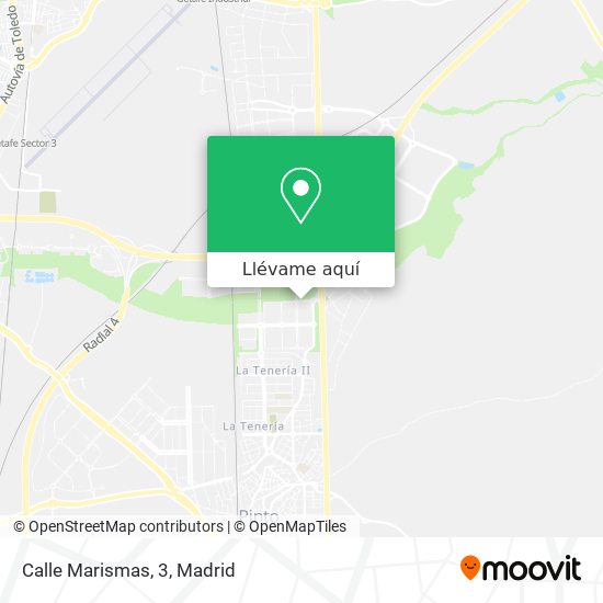 Mapa Calle Marismas, 3