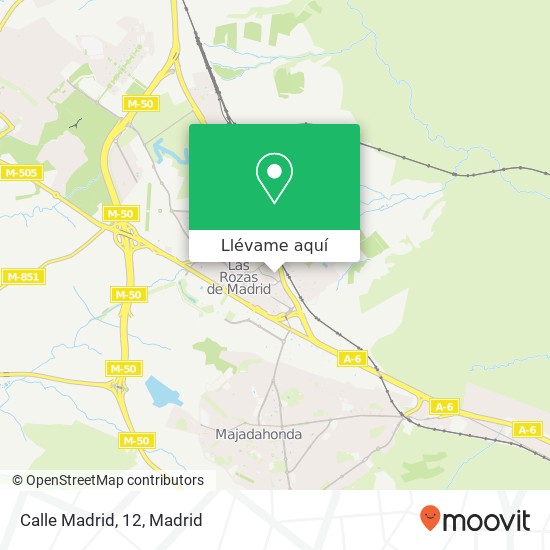 Mapa Calle Madrid, 12