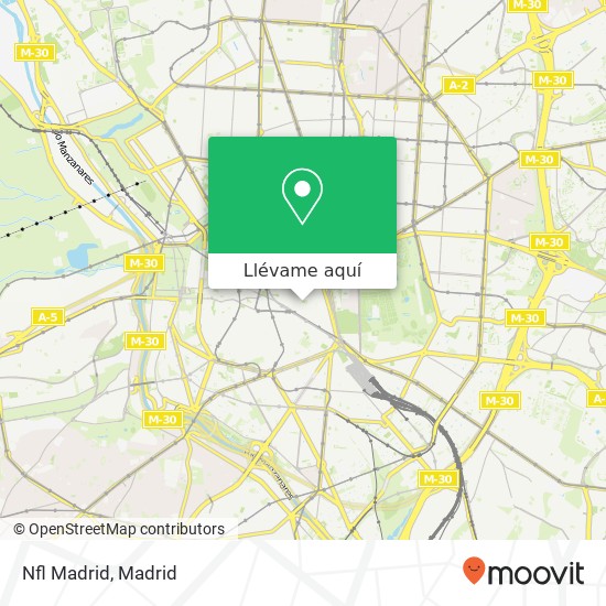 Mapa Nfl Madrid