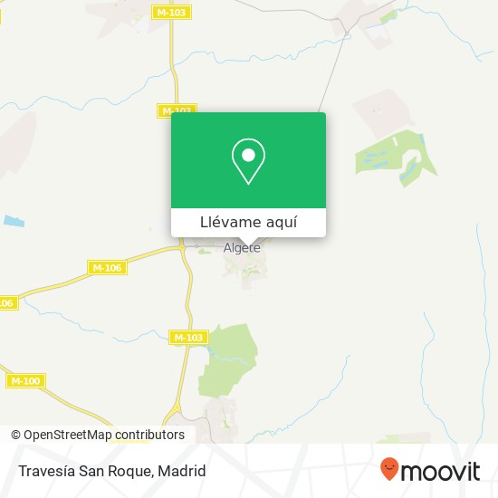 Mapa Travesía San Roque