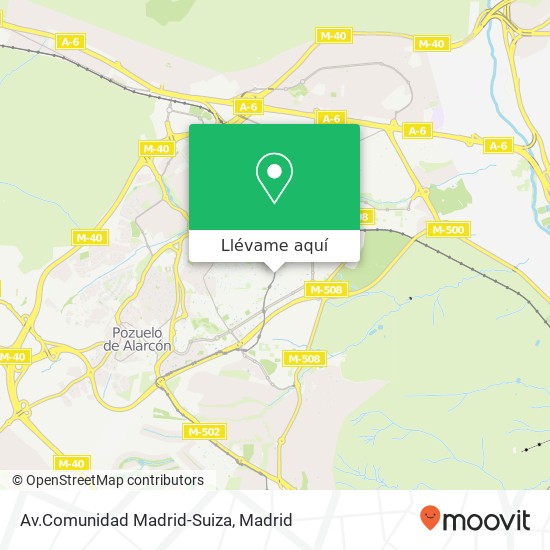 Mapa Av.Comunidad Madrid-Suiza