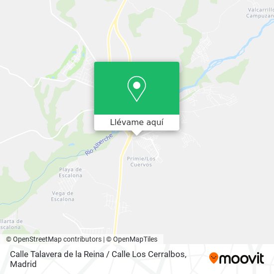 Mapa Calle Talavera de la Reina / Calle Los Cerralbos