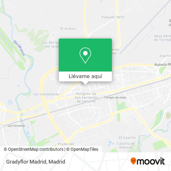 Mapa Gradyflor Madrid