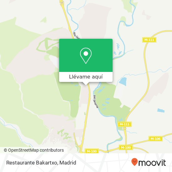 Mapa Restaurante Bakartxo