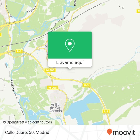 Mapa Calle Duero, 50