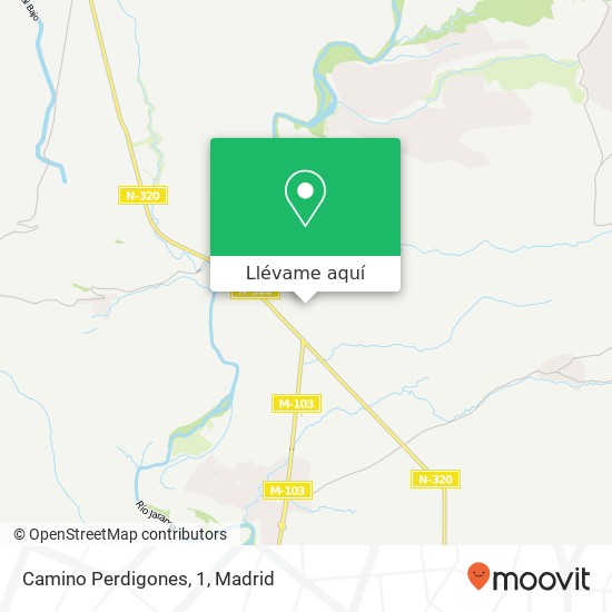 Mapa Camino Perdigones, 1