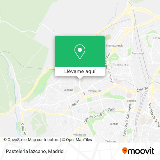 Mapa Pasteleria lazcano