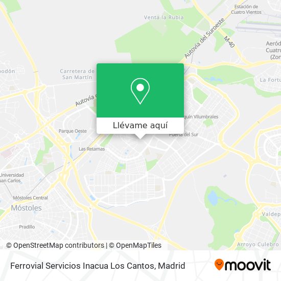 Mapa Ferrovial Servicios Inacua Los Cantos