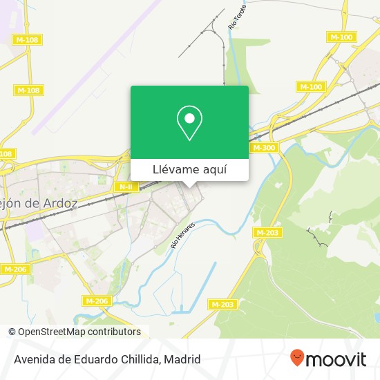 Mapa Avenida de Eduardo Chillida