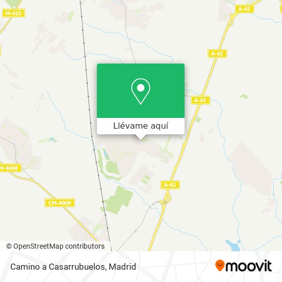 Mapa Camino a Casarrubuelos