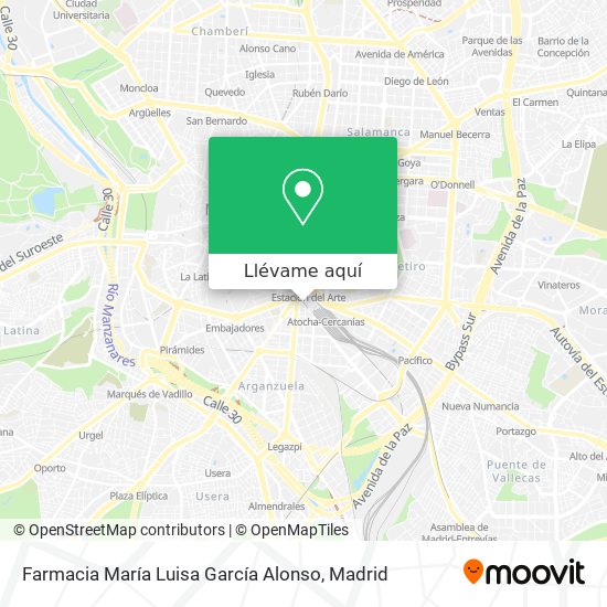 Mapa Farmacia María Luisa García Alonso